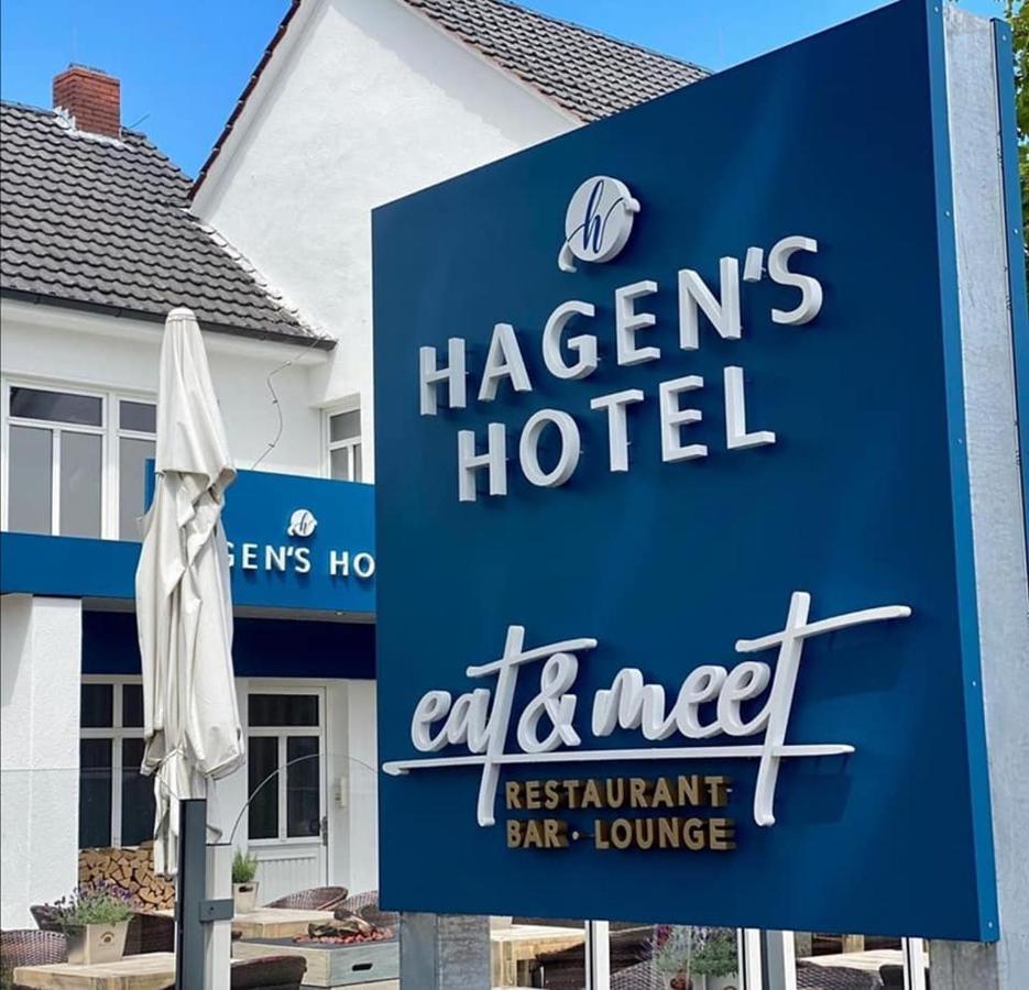 Hagen'S Hotel "Eat & Meet" Restaurant Bar Lounge Haren Luaran gambar